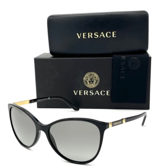 VERSACE VE4260 GB1/11 Black Gray Gradient 58m Sunglasses